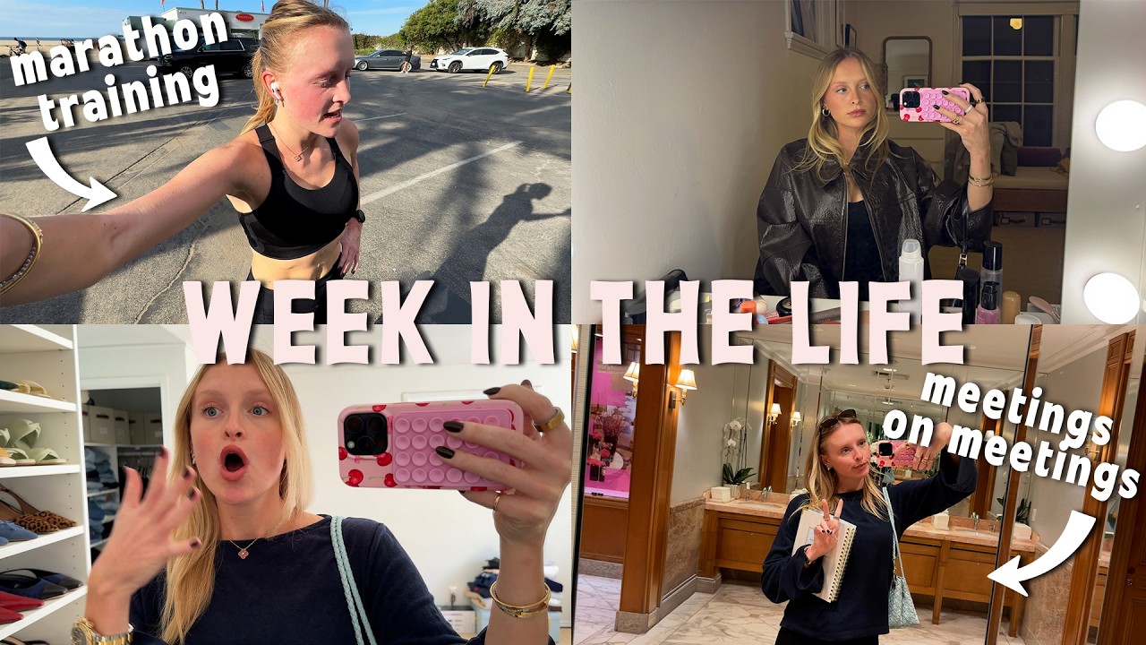 week in the life: big marathon workouts, trying new products, how i prep for a long run