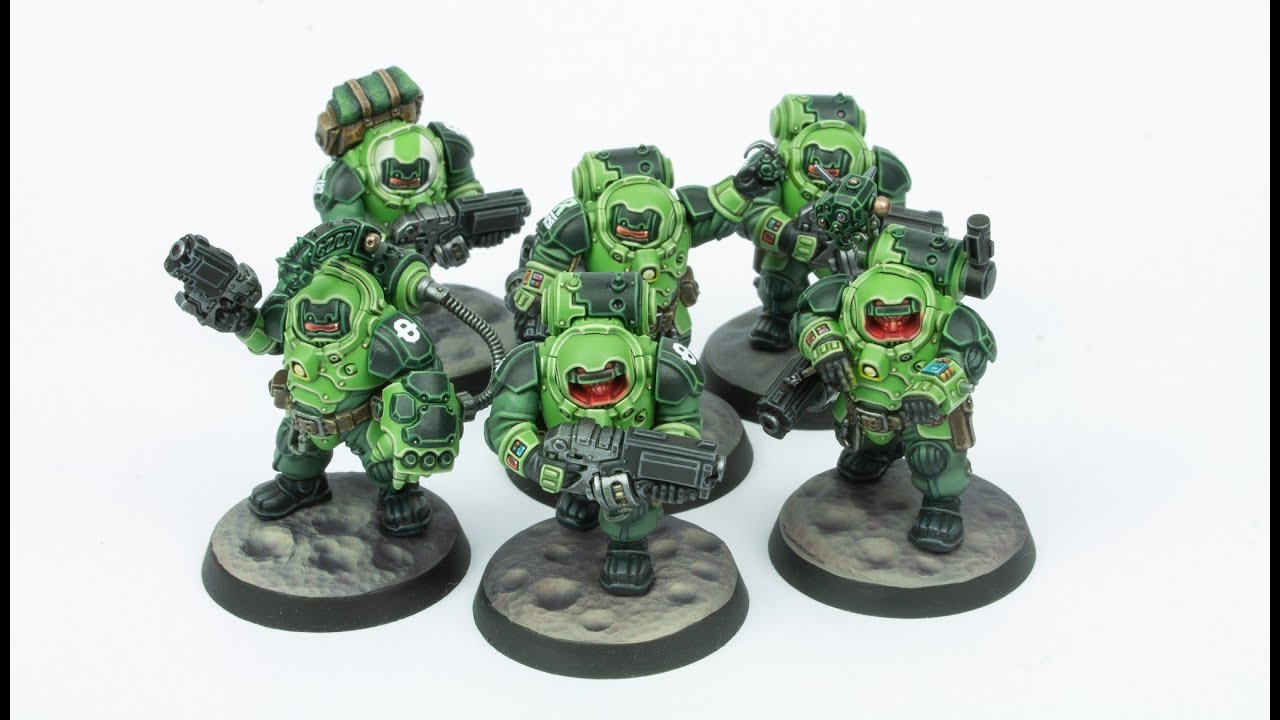 I paint an inner OSL on a Leagues of Votann helmet!