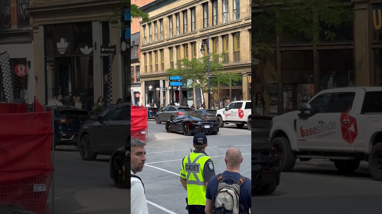 Sick Ferrari 458 Italia spotted in Downtown Montreal 