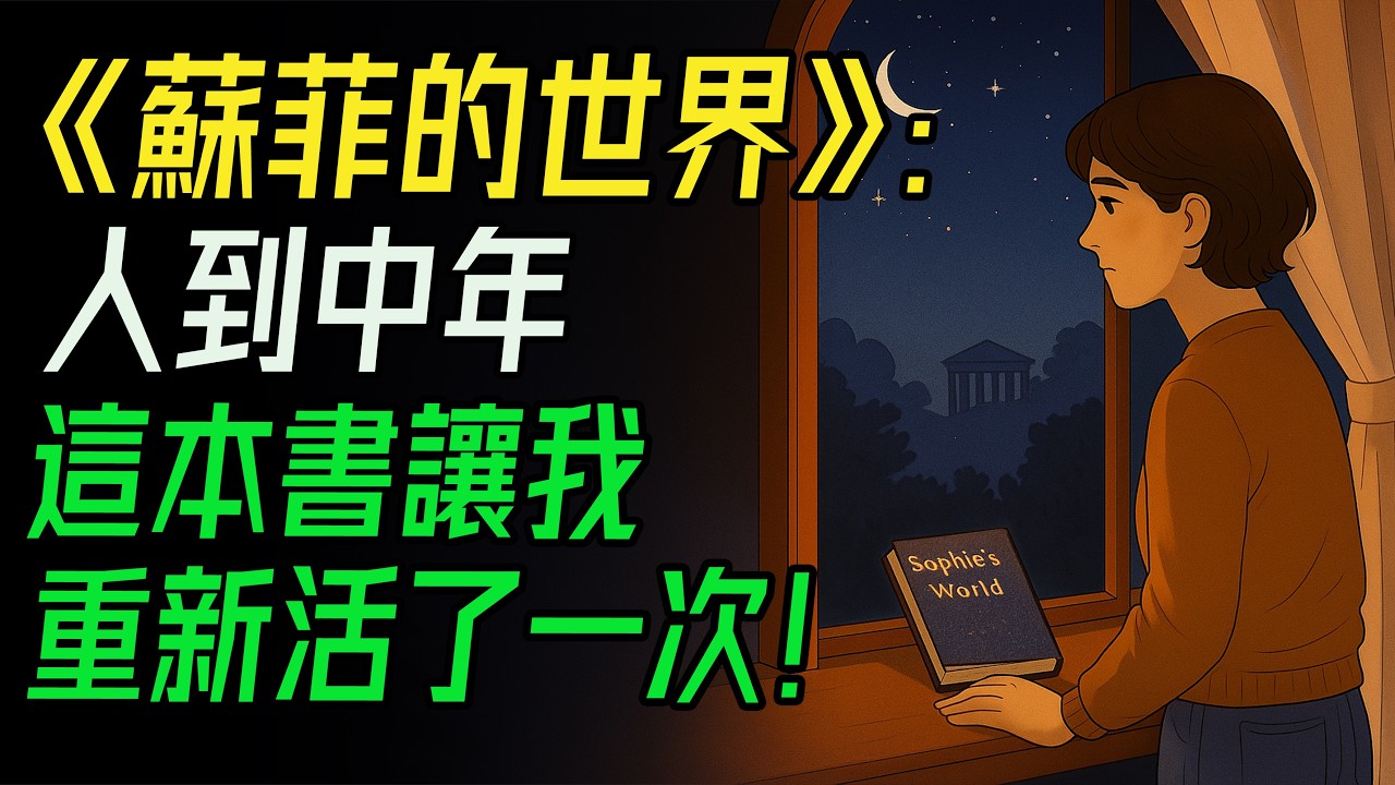 《蘇菲的世界》：人到中年，這本書讓我重新活了一次！給中年人最深刻的一課：哲學，是對抗生活複雜性的唯一方法。35歲後，如何擺脫「習慣了的生活」？答案就在《蘇菲的世界》。#蘇菲的世界 #存在主義啟蒙