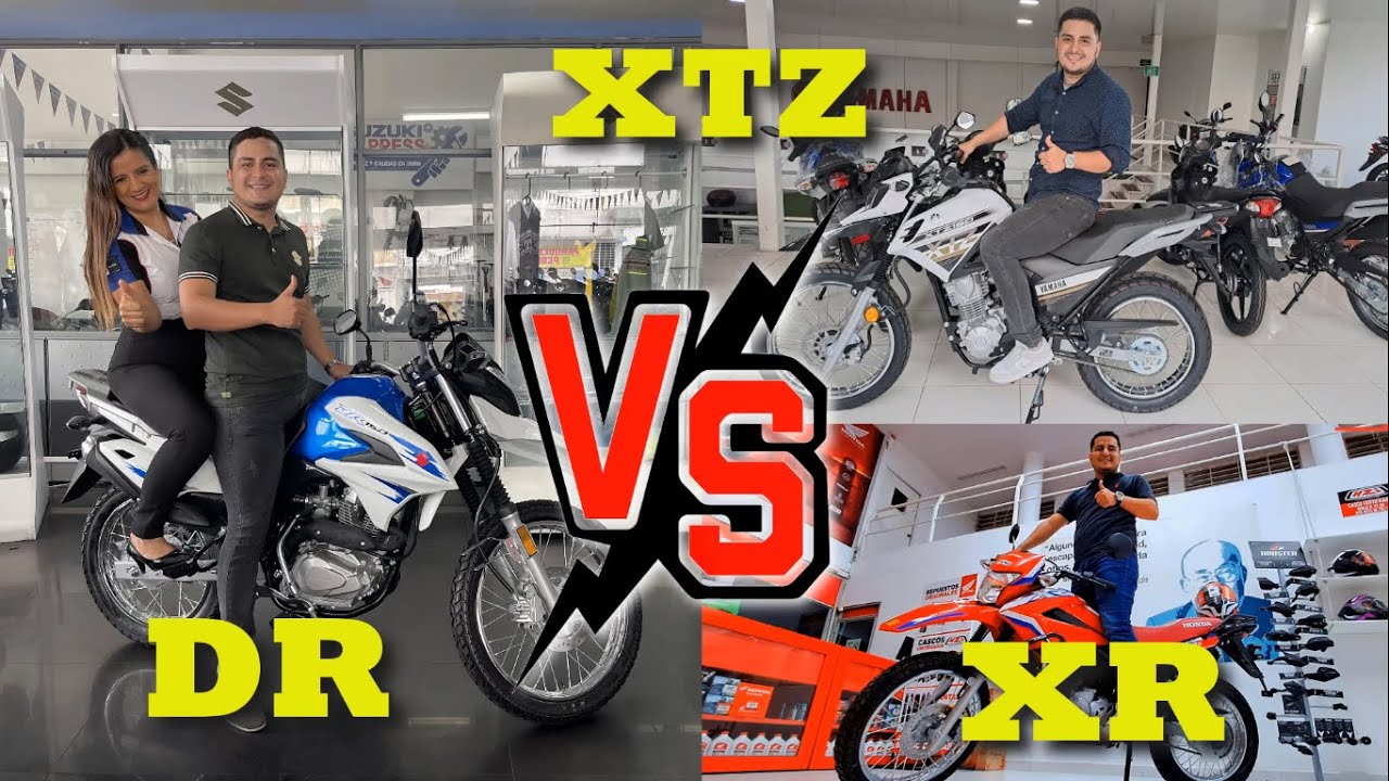 Yamaha XTZ150 VS Honda XR 150 VS  Suzuki DR 150 | CUAL COMPRAR?