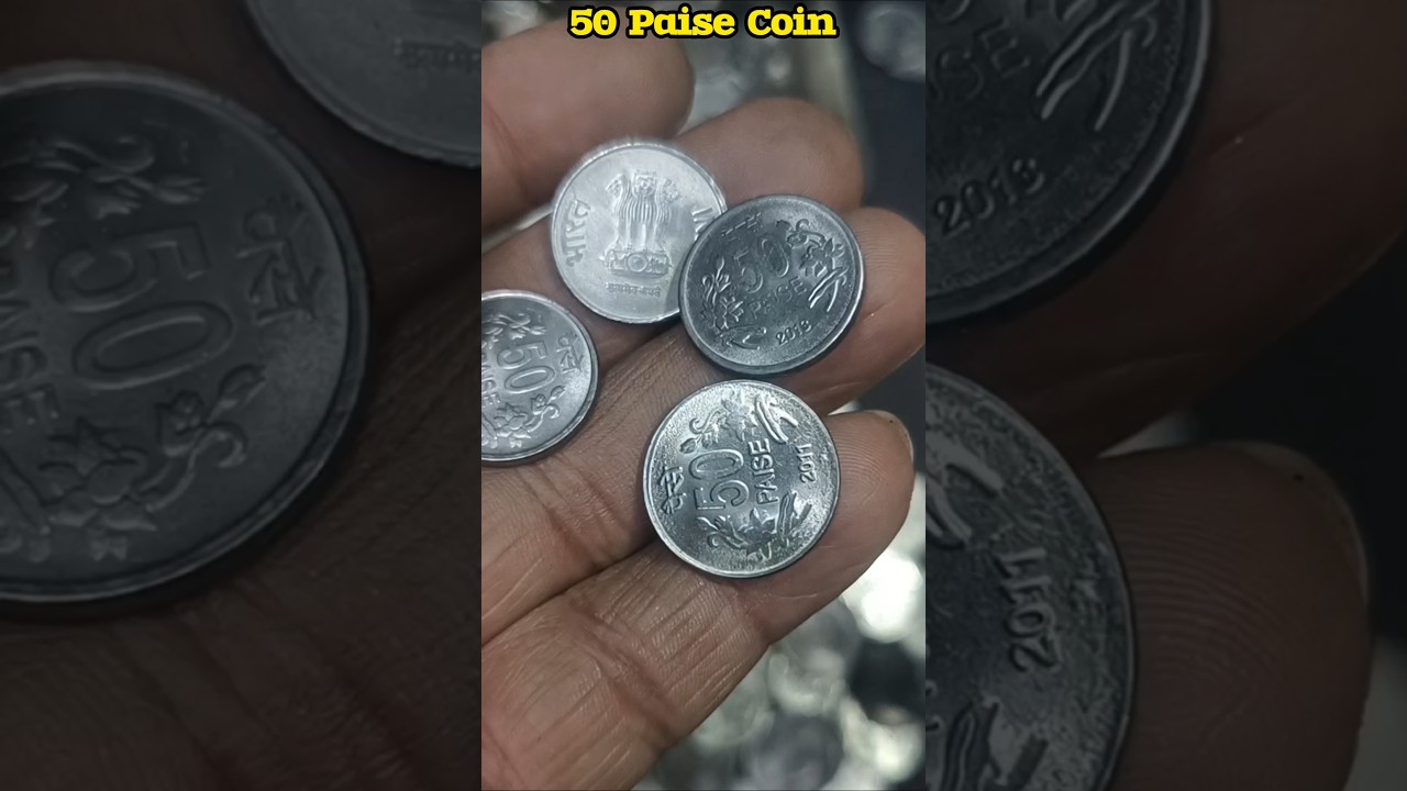 50 Paise Rare Coin ! 50 Paise 1957 Coin Value ! 50 Paise 1978 Mumbai Mint Coin Value ! Commemorative