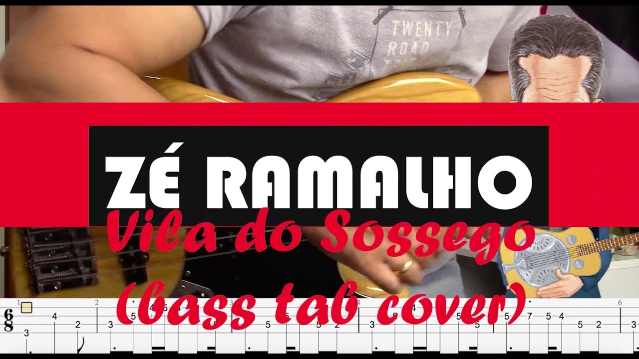 ZÉ RAMALHO - VILA DO SOSSEGO (bass tab cover) #zeramalho #basstab