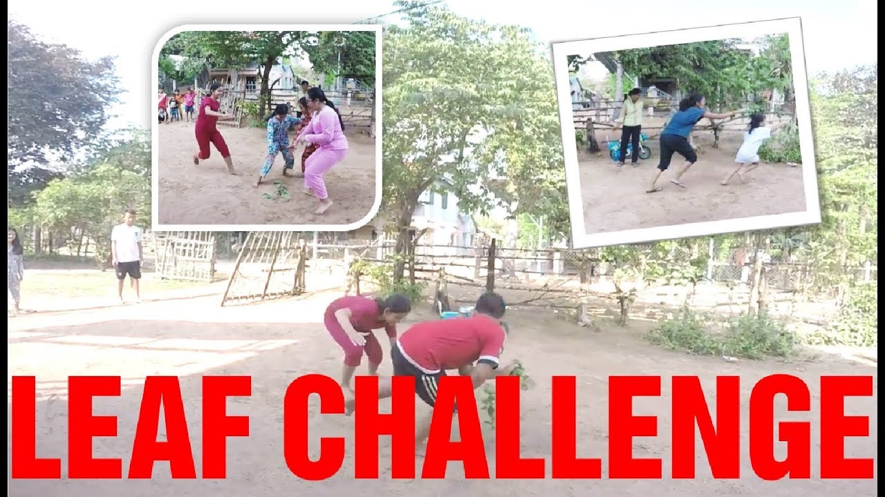 Cambodian New Year's Day Games And Activities - Khmer Traditional Leaf Challenge