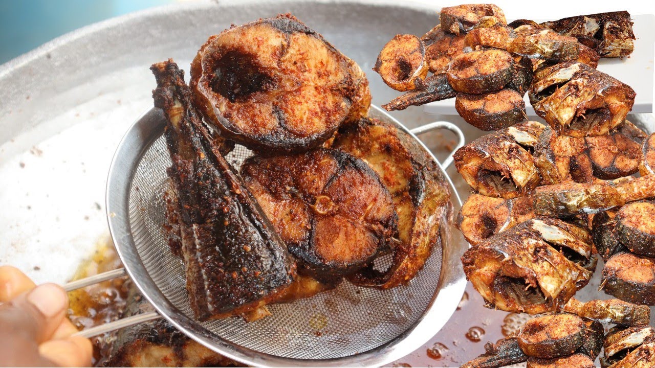 HOW TO FRY CRISPY & SPICY. - KOTE / HORSE MACKEREL FISH FRYING...