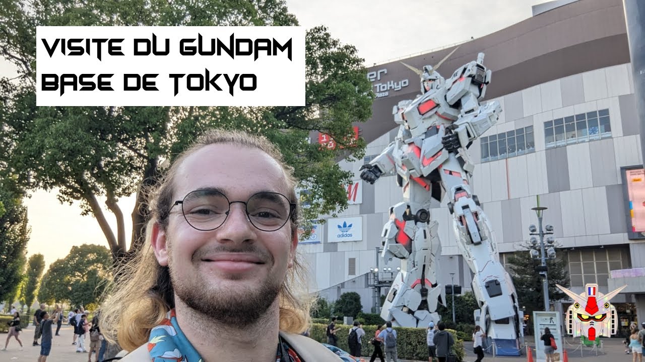 GUNDAM UNICORN TAILLE REELLE ! - Vlog visite du GUNDAM BASE de Tokyo