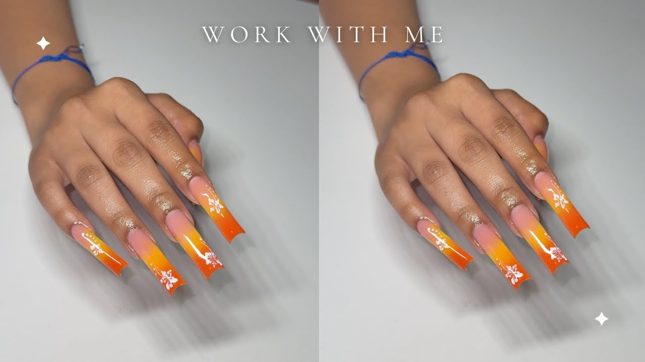 SUNSET ACRYLIC OMBRE 🧡
