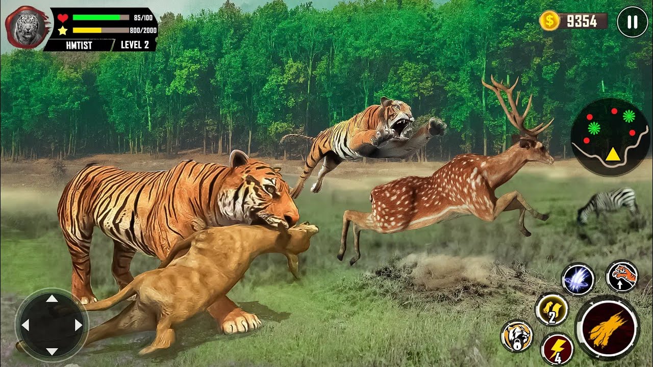 DANGEROUS TIGER FAMILY SIMULATOR GAME | #3GEO GAMERZ