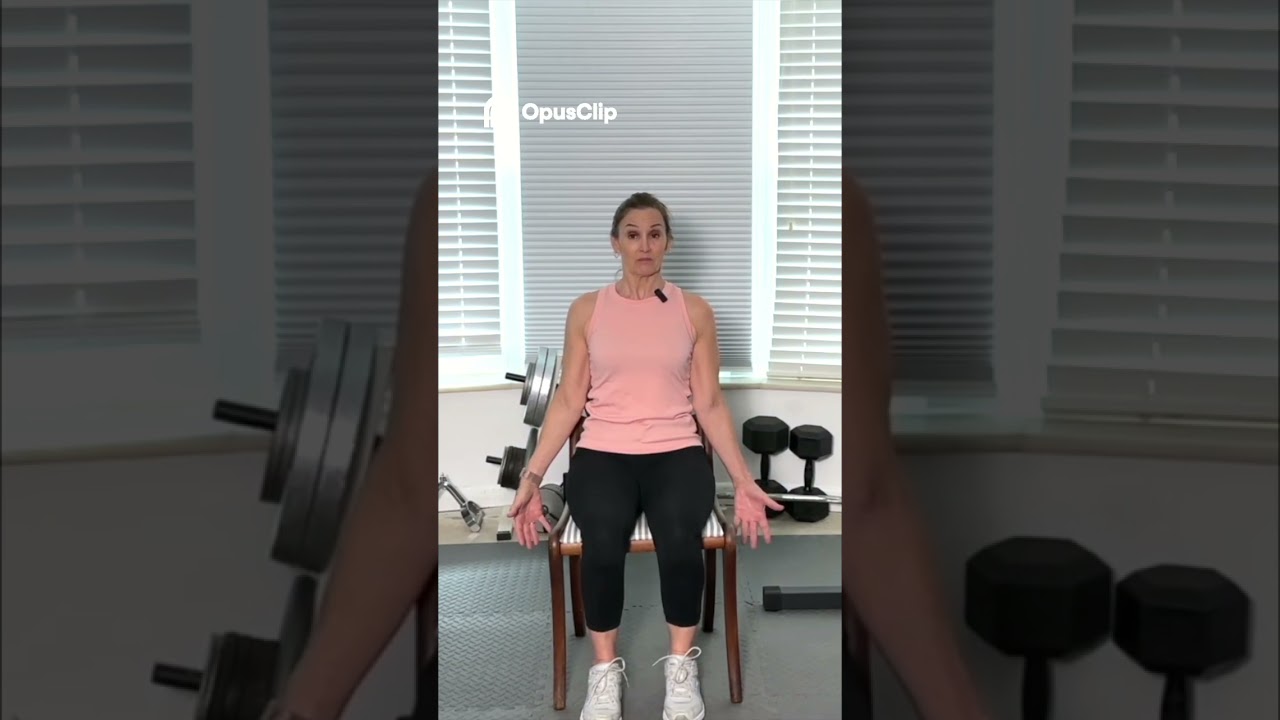 Tight Abs With Easy Seated Chair Exercise For Seniors