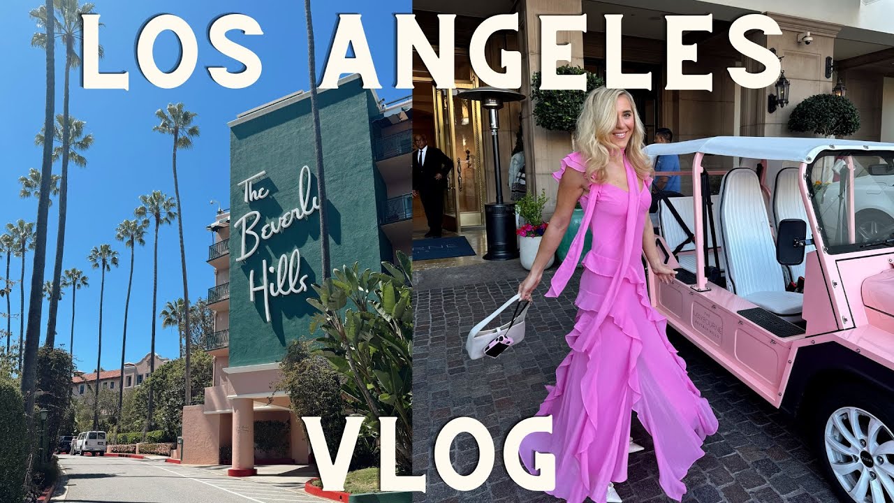 Girls Trip To Los Angeles! Girls In LA Vlog! Beverly Hills Hotel, Hailey Bieber Smoothie Vlog