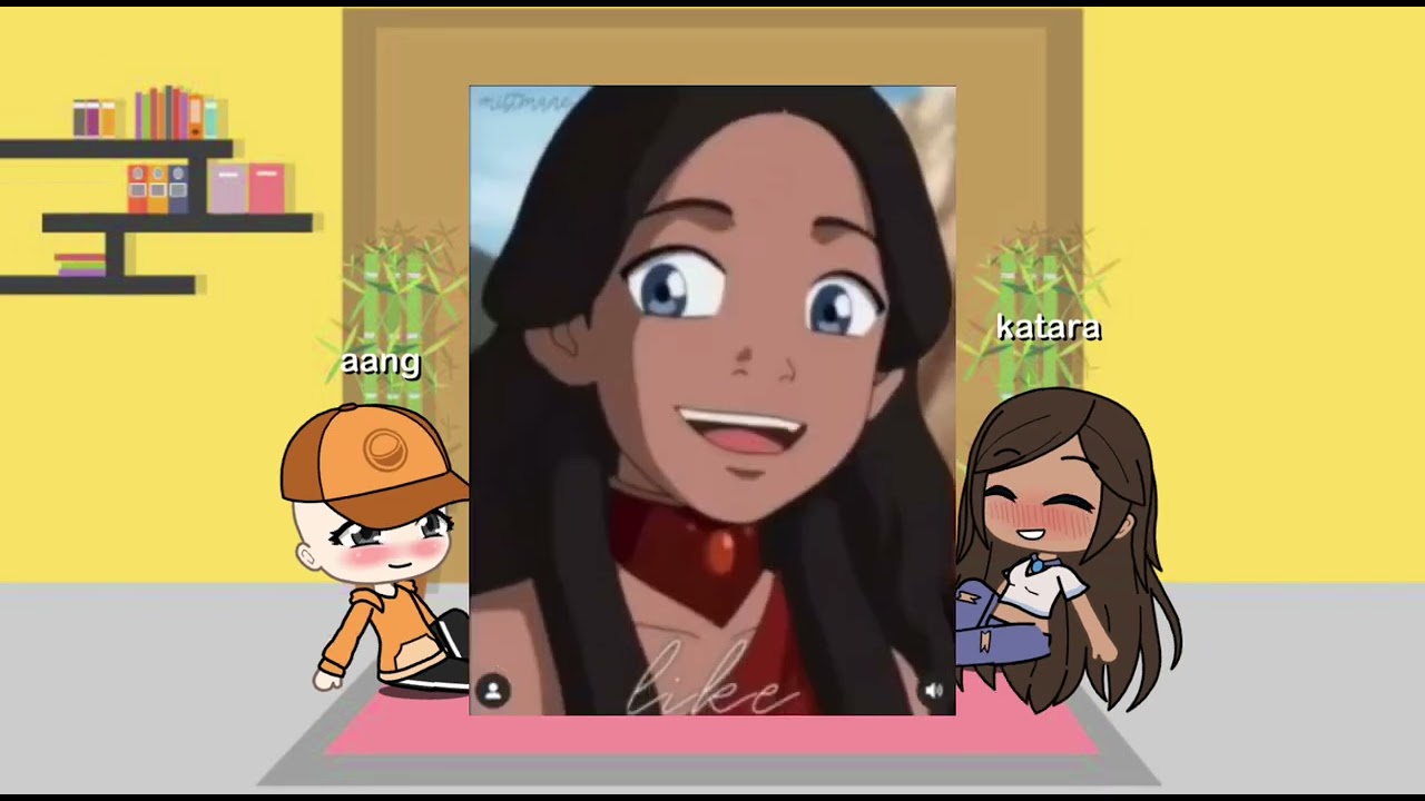 Aang and Katara react to Kataang