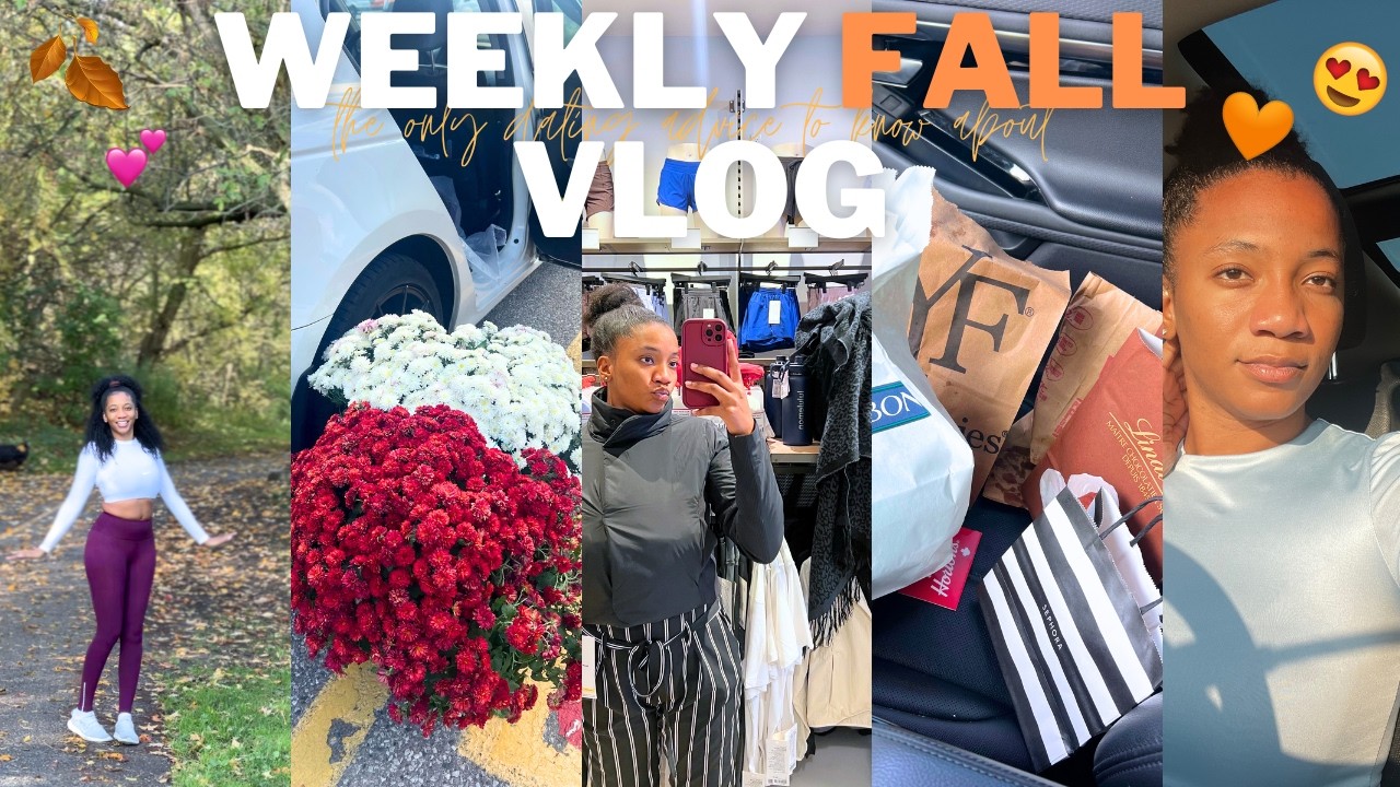 WEEKLY VLOG: fall trail run in Toronto, Halloween party, mall shopping, hauls, house updates, nails
