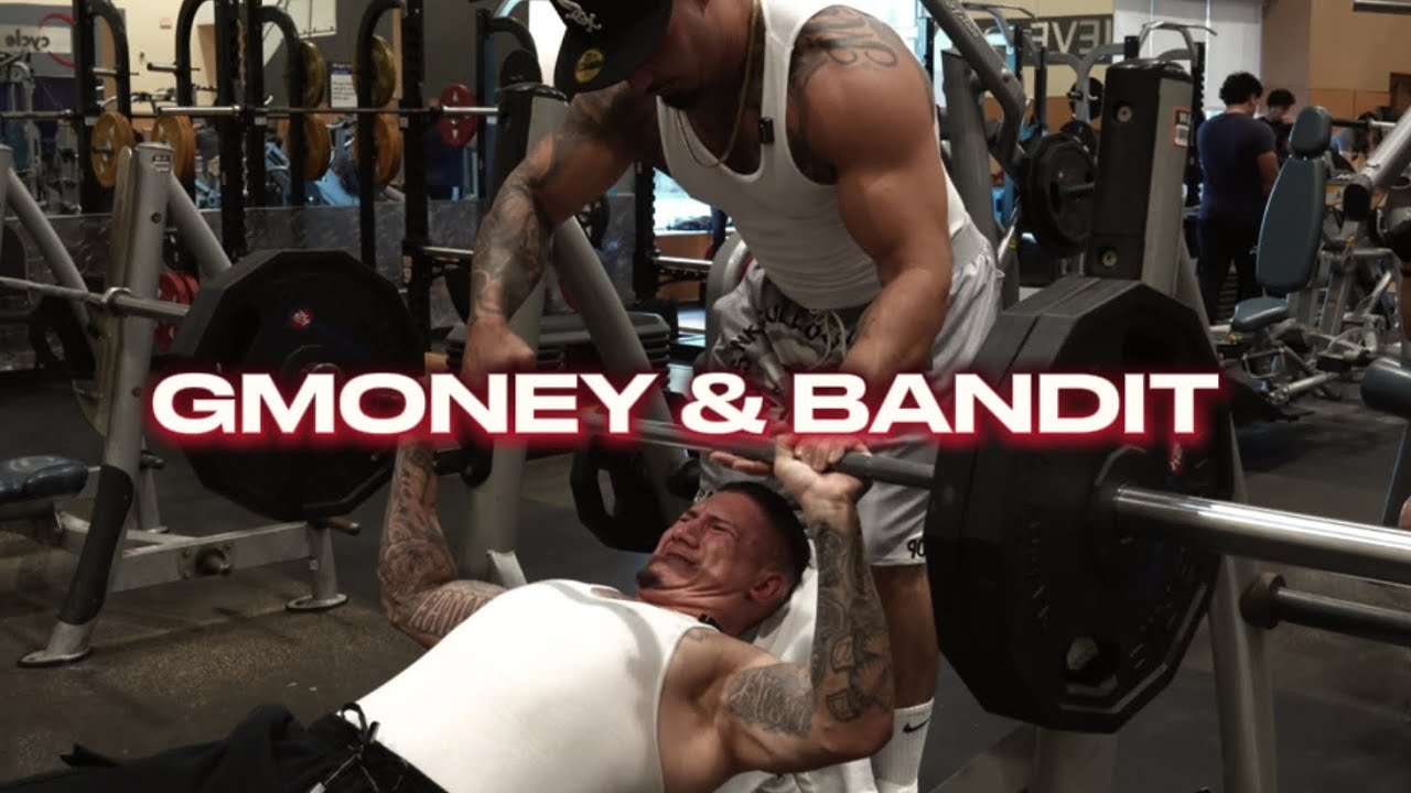 BANDIT & GMONEY HIT CHEST DAY AT 24H FITNESS