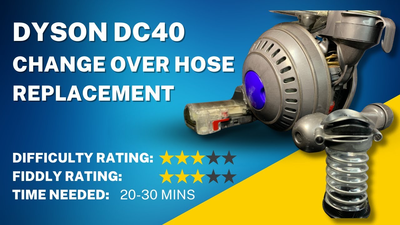 How To Replace The Lower Change Over Hose On Your Dyson DC40 By Spare and Square