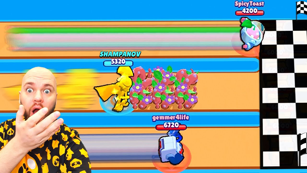 БЕГ С ПРЕПЯТСТВИЯМИ ТРИО БРАВЛЕРОВ! BRAWL STARS