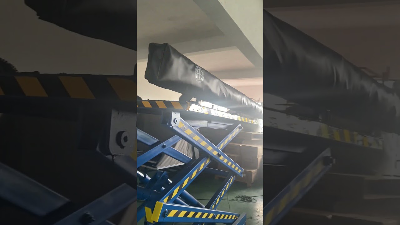 auto open car side awning set up  