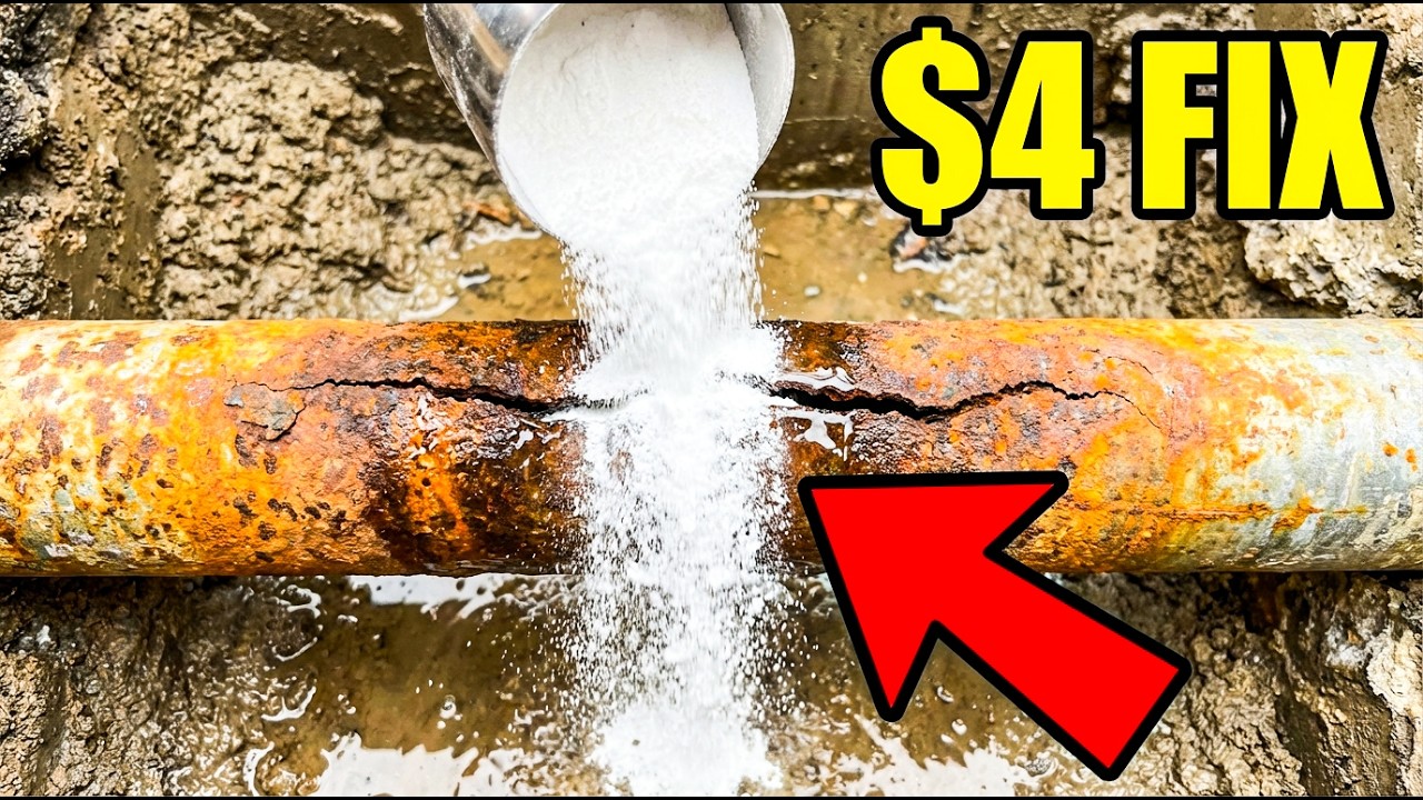 This $4 Powder Seals Your Pipes FOREVER. Why Did the Plumbing Industry Bury It?