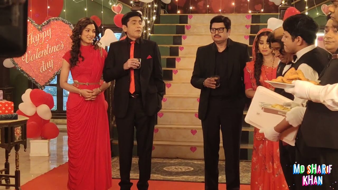 Valentine's day Celebration 🕺🥰|| New Episode BTS For Bhabhi ji Ghar Par Hai ||#mdsharifkhan 
