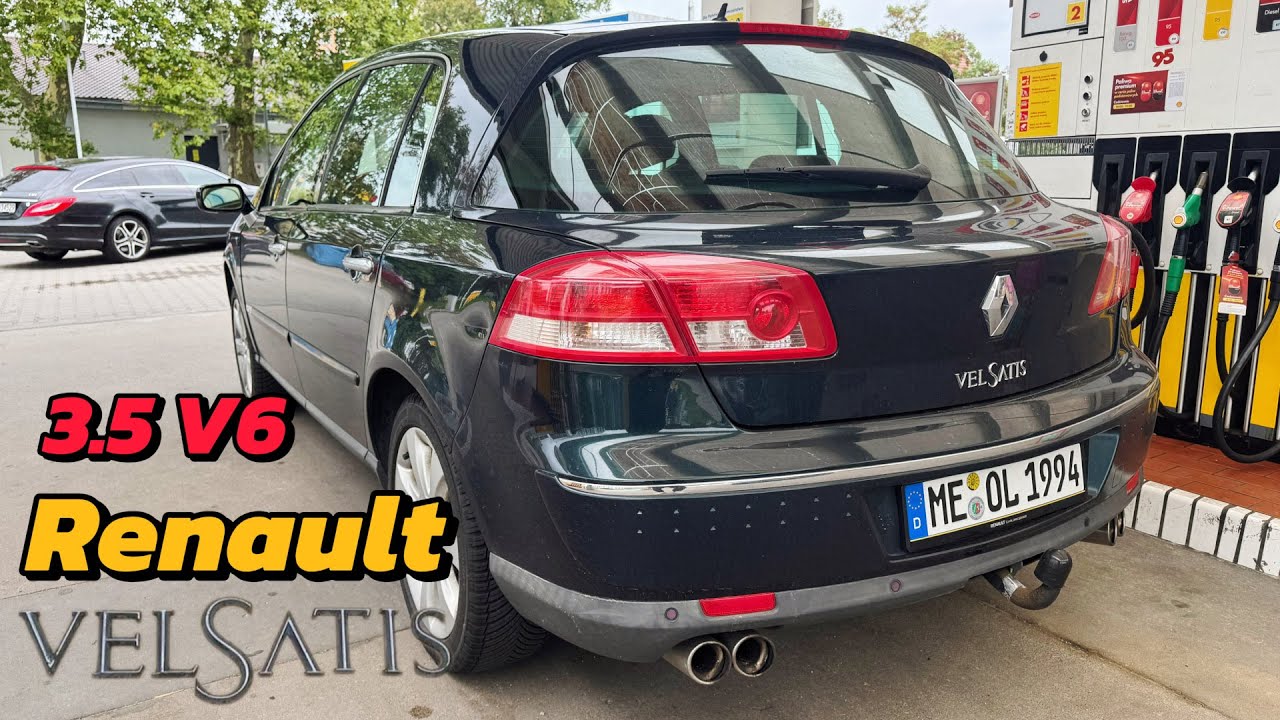 Soundcheck Renault Vel Satis 3.5 V6 (2007) | Startup and sport exhaust Sound