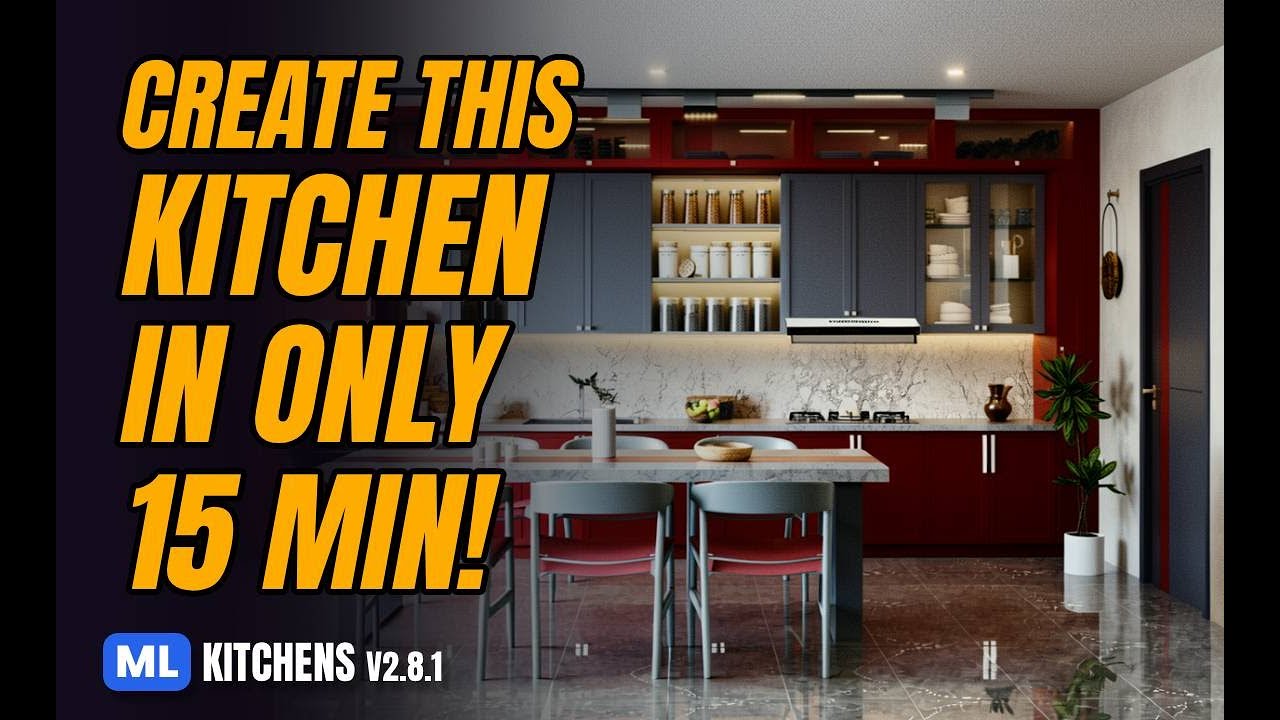15 Minutes to a Dream Kitchen  Timelapse Build