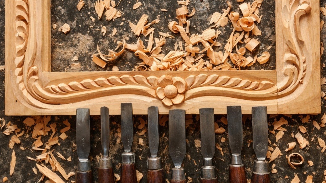 কাঠের নকশা | Wood Carving Art