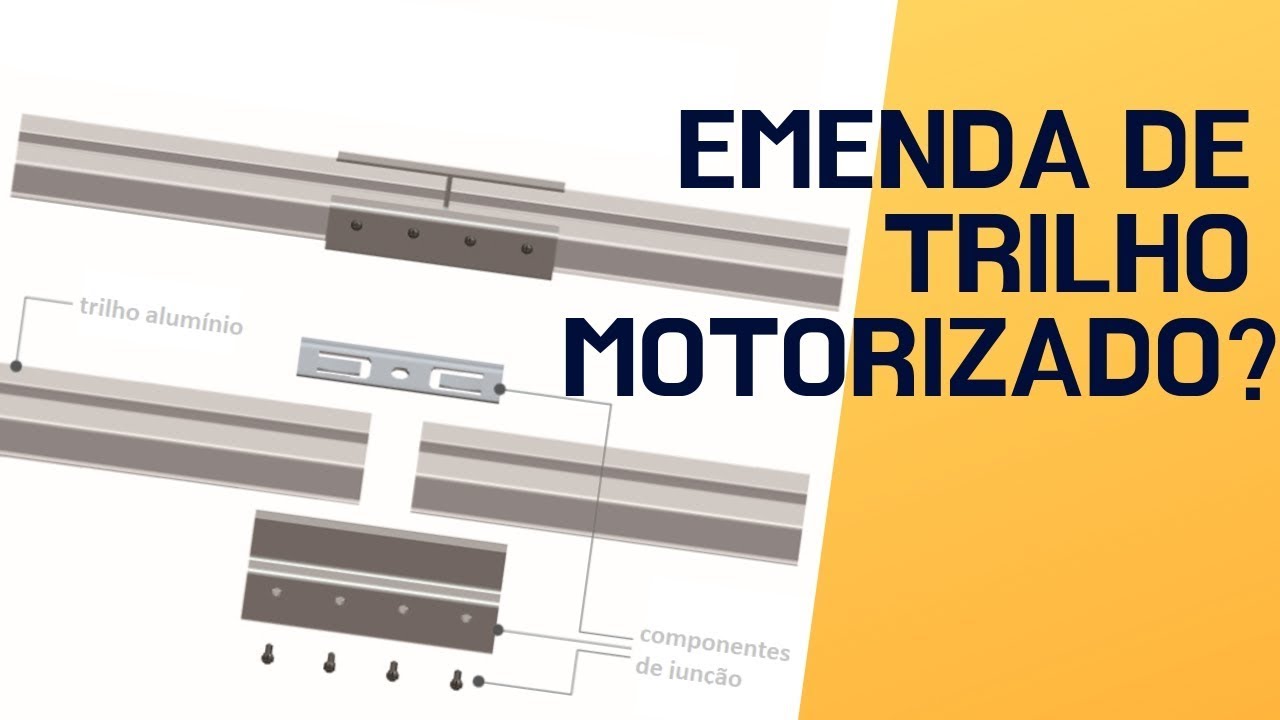 Como fazer emenda no Trilho Motorizado G3?