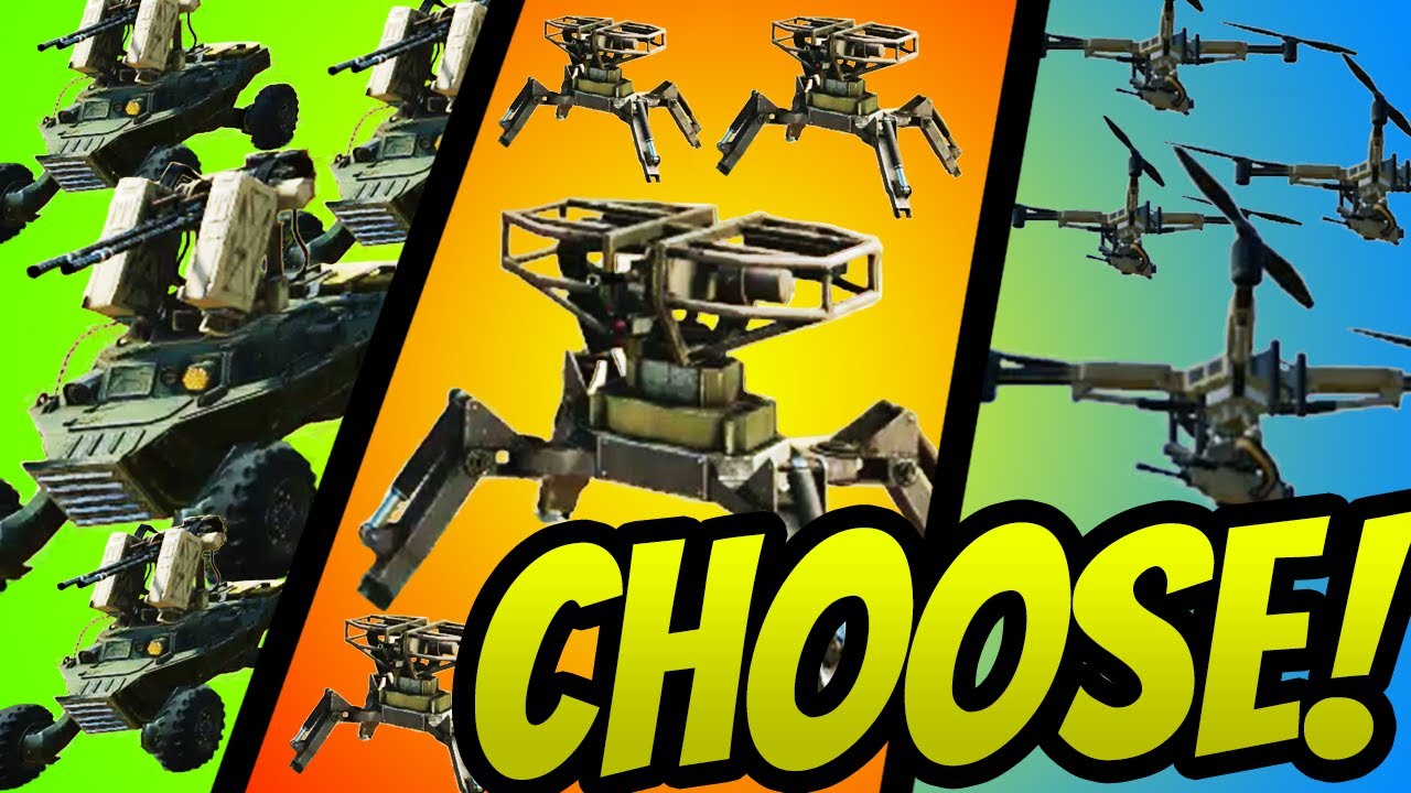 WHICH 4x MG DRONE IS BETTER?!? (Sidekick,Turret,Attack)- CROSSOUT Gameplay