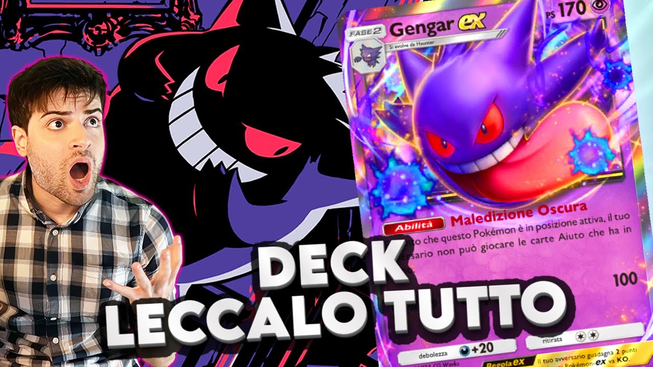 LECCALO TUTTO 👅 il DECK GENGAR EX che DEVI ASSOLUTAMENTE EVITARE! | PVP POKEMON POCKET GCC ITA
