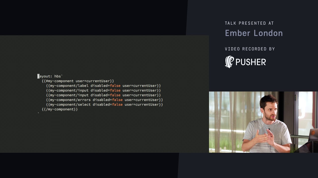 Contextual Components and Forms - Ember London - August 2017