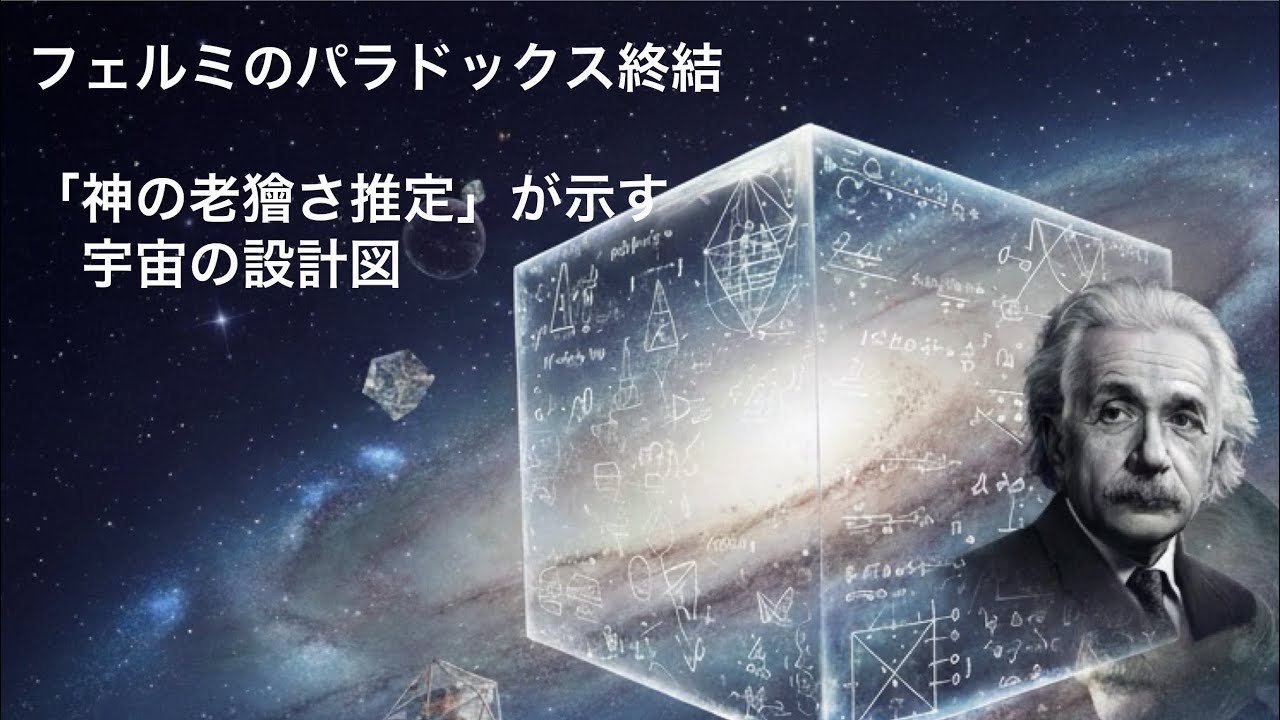 【フェルミのパラドックス終結】「神の老獪さ推定」が示す宇宙の設計図