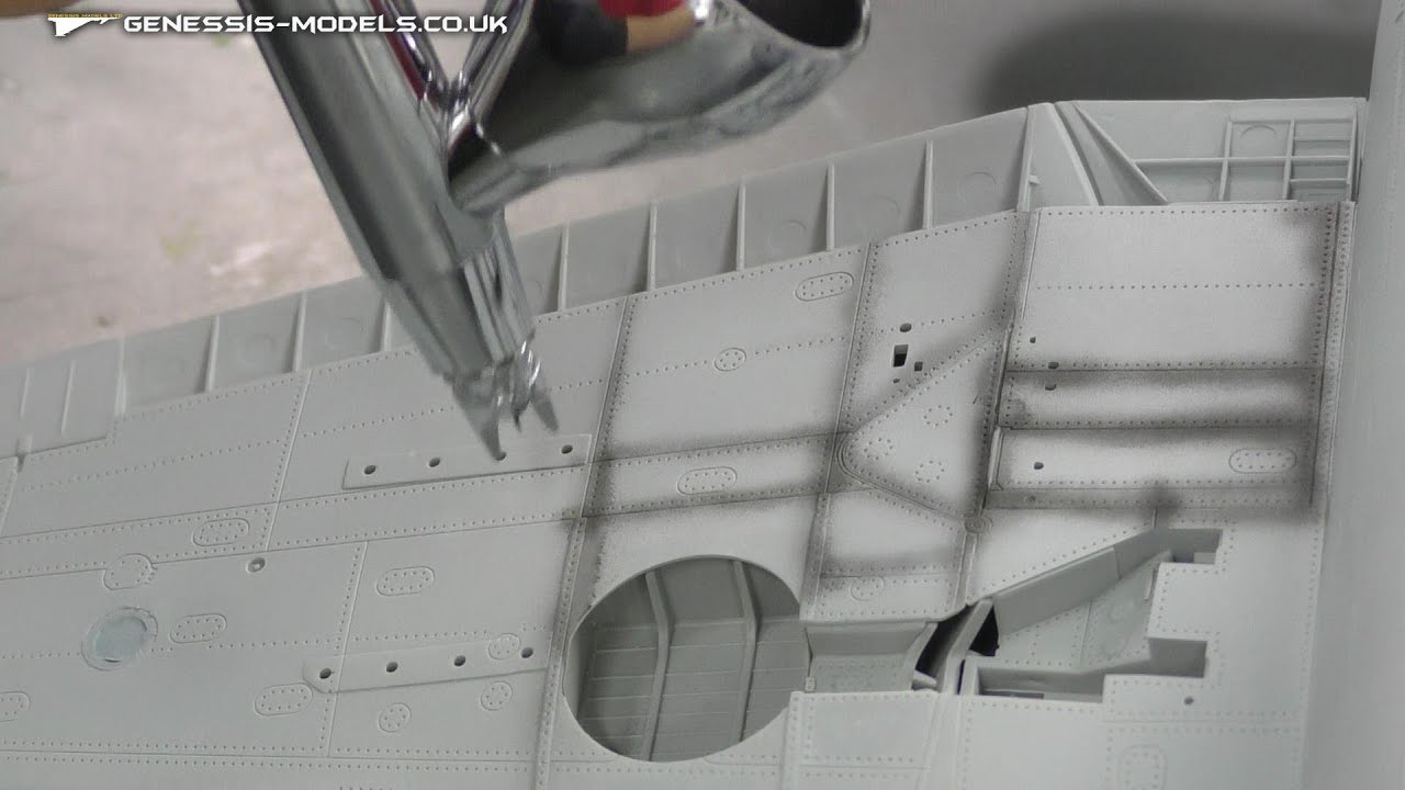 Pre-Shading : Building The HobbyBoss TBF-1C Avenger 1/48 Scale : Episode.10