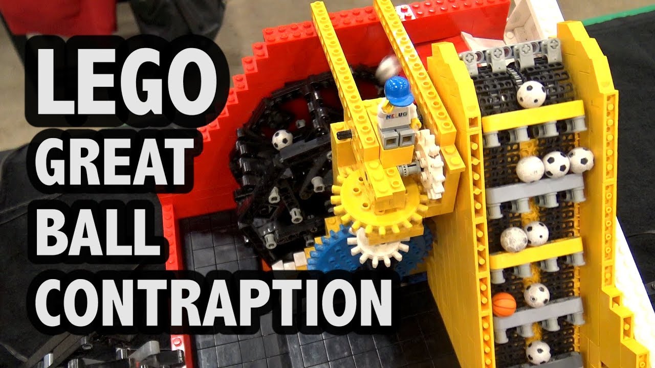 LEGO Great Ball Contraption at Brickworld Indy 2018 | Rube Goldberg Machine
