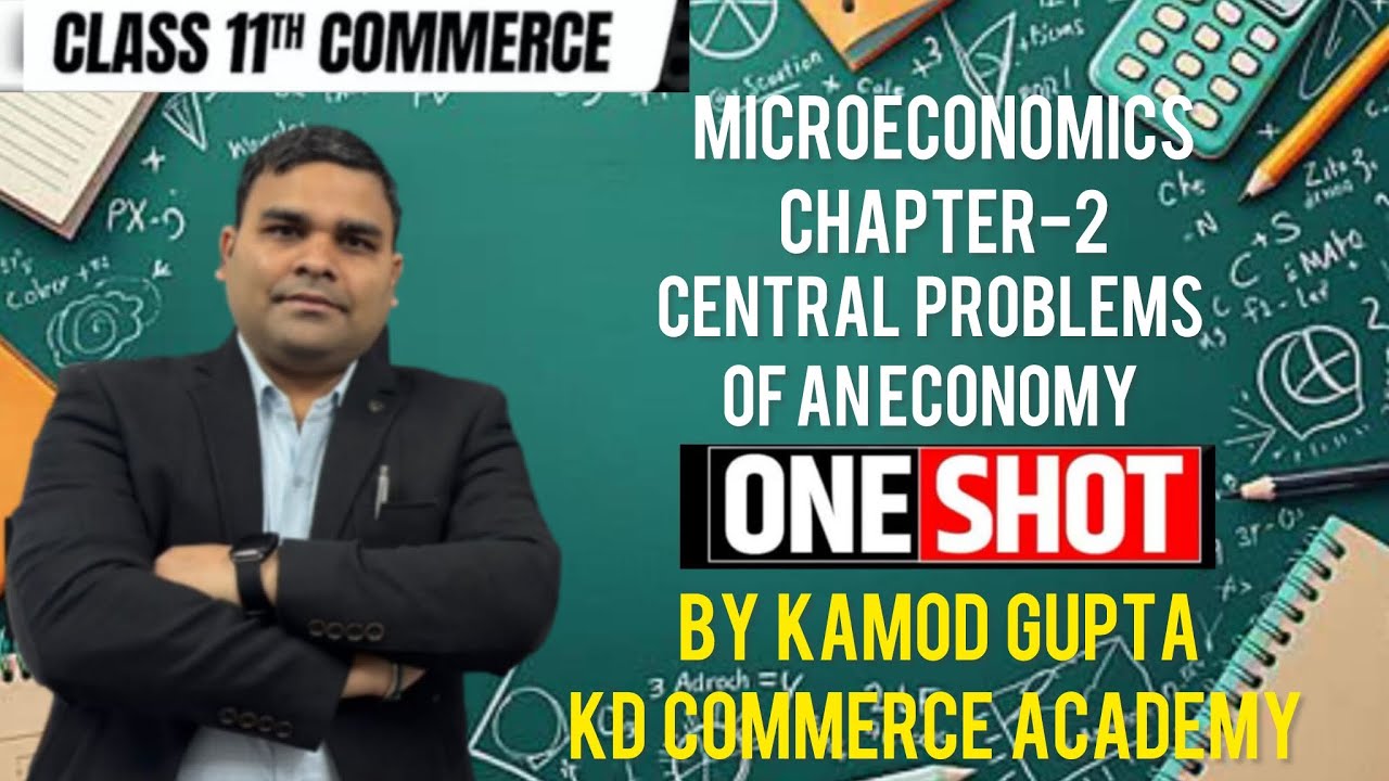 Central Problems of an Economy | Chapter-3 | Microeconomics Class 11th #microeconomicsclass11 
