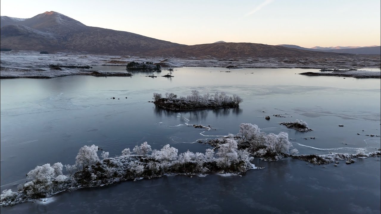 Scotland Trip | A frozen lake in highlands - Glencoe