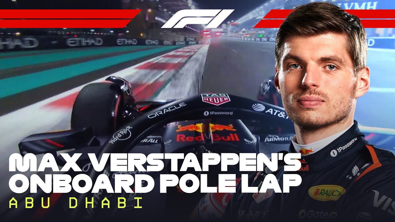 Max Verstappen's Pole Lap | 2025 Abu Dhabi Grand Prix | Pirelli