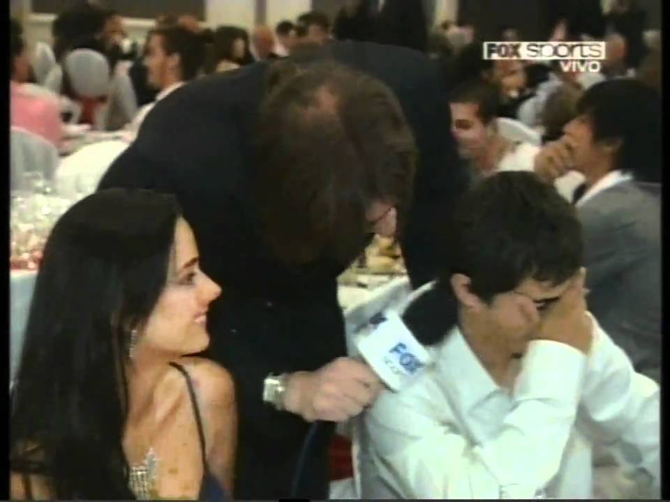 Gala Independiente Campeon. Busse y novia