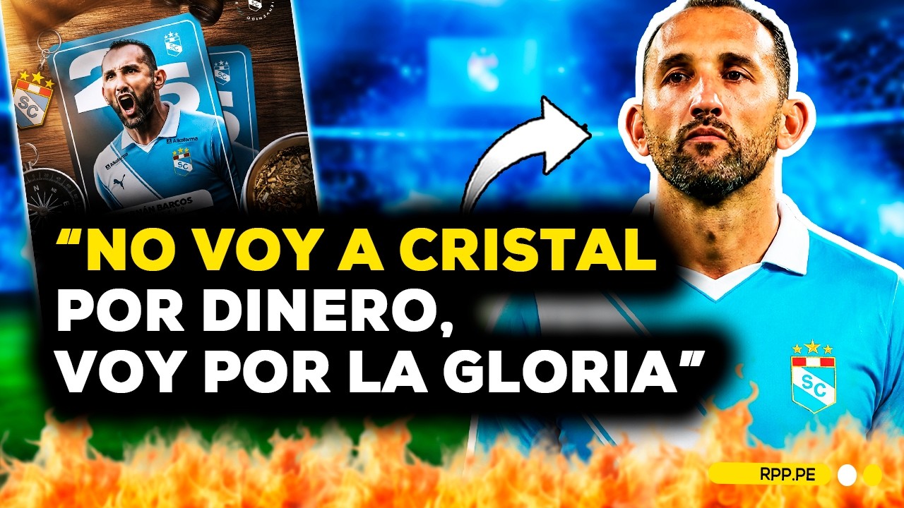 Hern&aacute;n Barcos habla tras fichar por Sporting Cristal 🏴&zwj;☠️ Entrevista completa | RPP DEPORTES