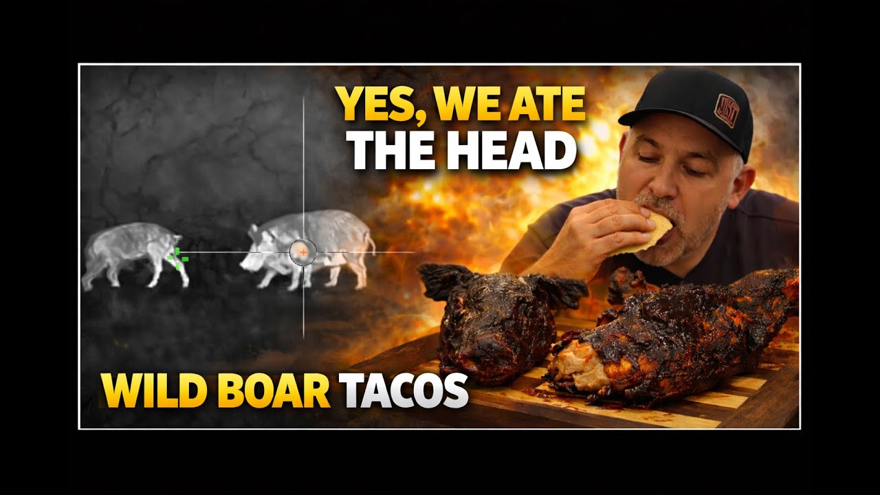Yes, We Ate the Head | Wild Boar Hunt to Smoked Tacos