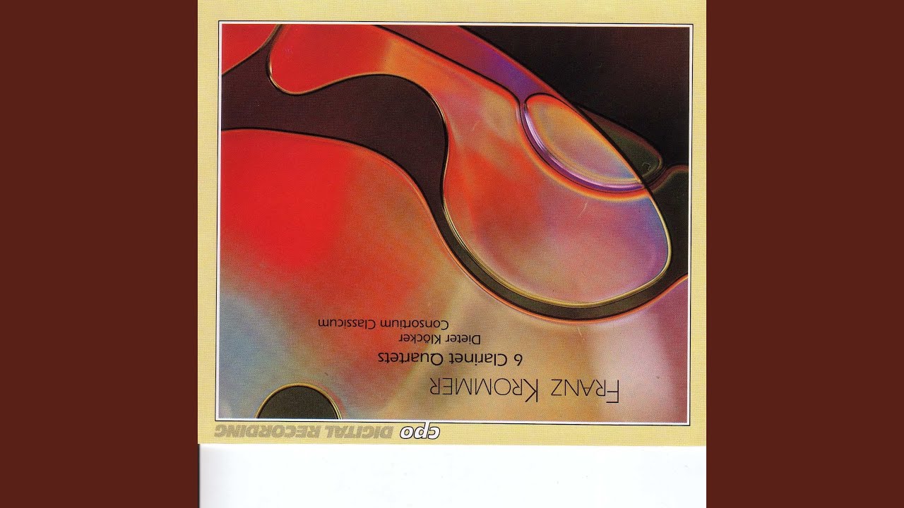 Clarinet Quartet in E-Flat Major, Op. 69: I. Allegro moderato