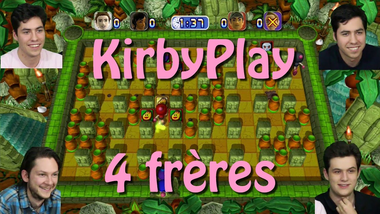 [KirbyPlay x4 frères] Bomberman Live