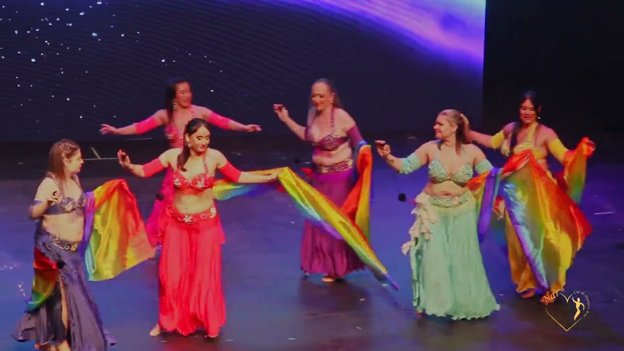 | ESPETÁCULO MÍSTICA: A MAGIA ATRAVÉS DA DANÇA | Além do Arco-Íris. Dança do Ventre