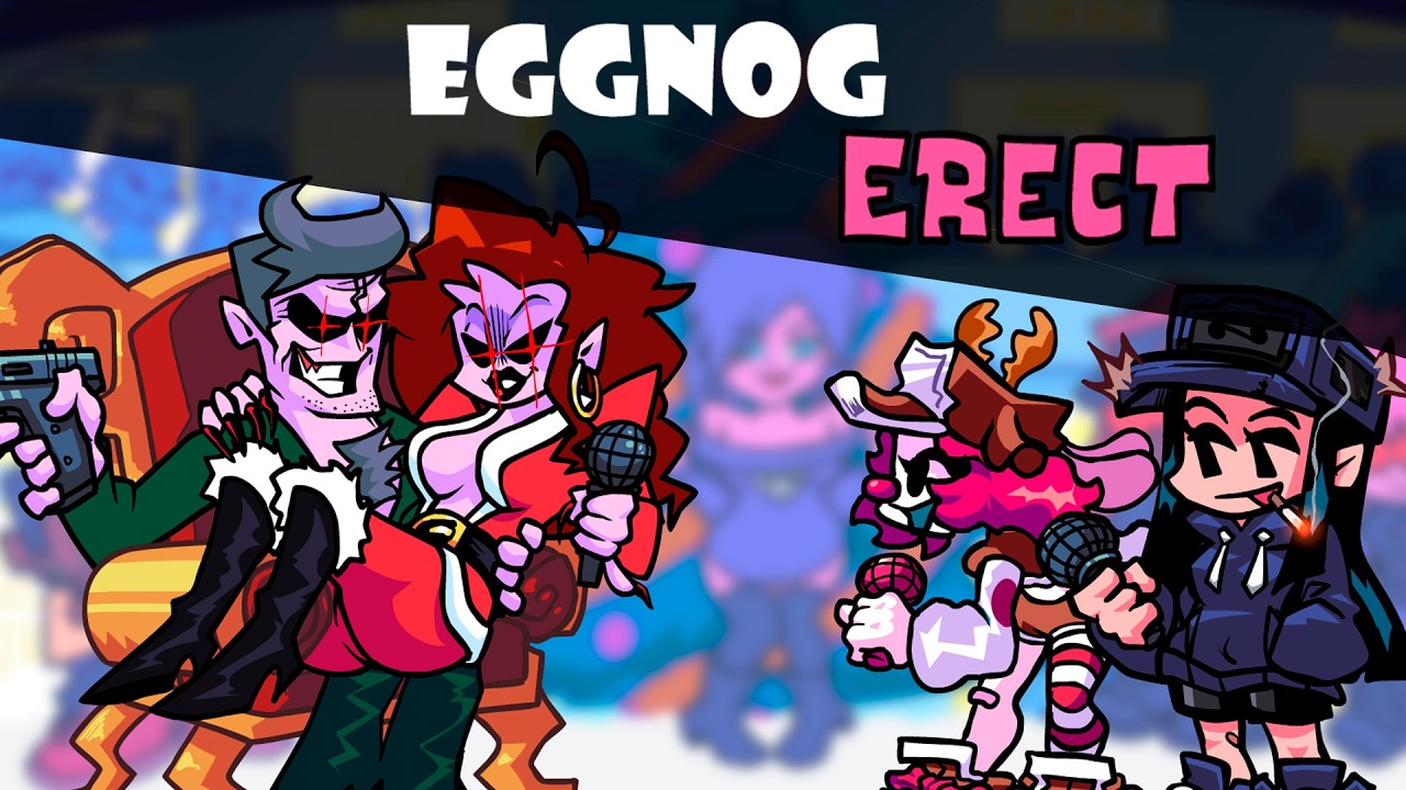 FNF Eggnog Erect - Cassette Girl and Skarlet cover | Friday Night Funkin', Vol. 3