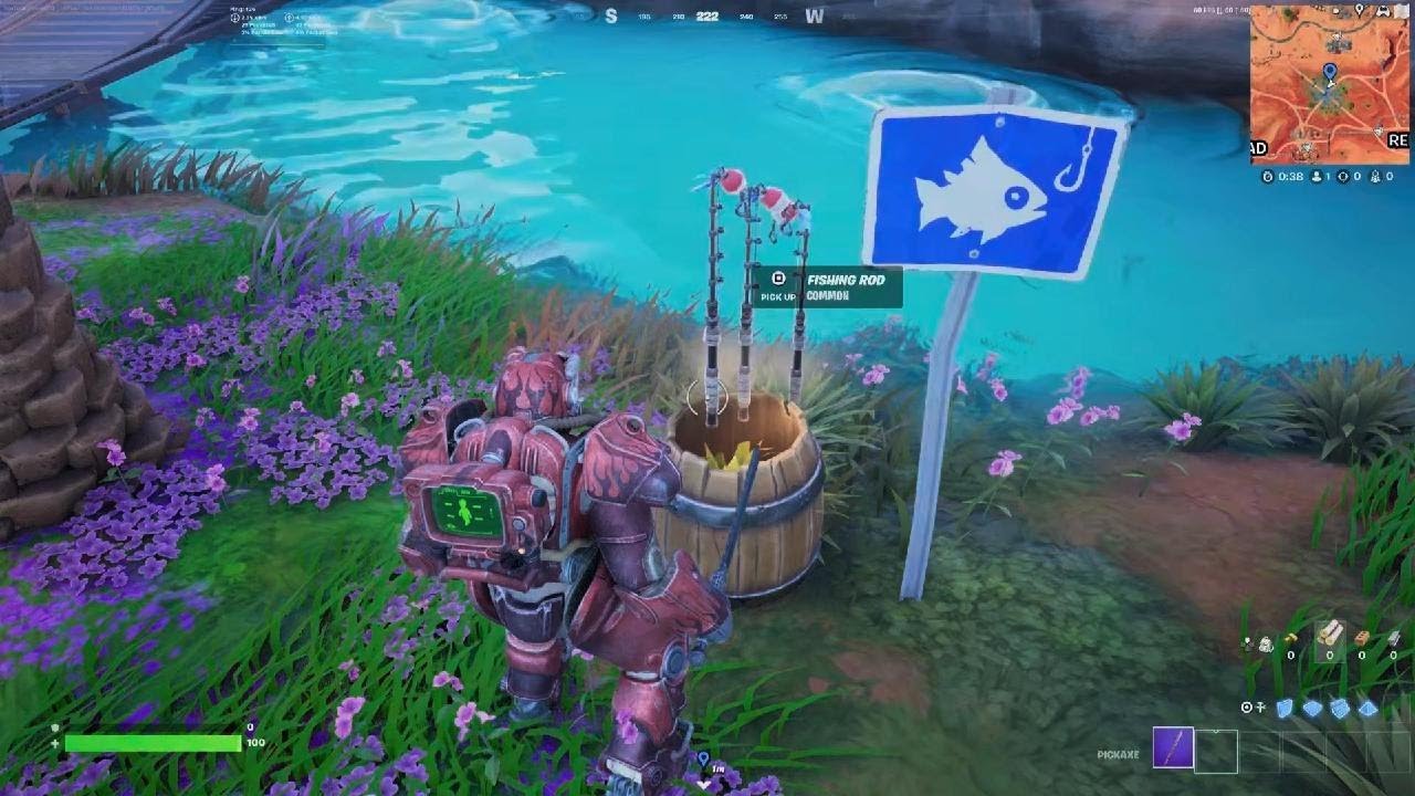 Catch fish Fortnite Pirate Code Eight Quests