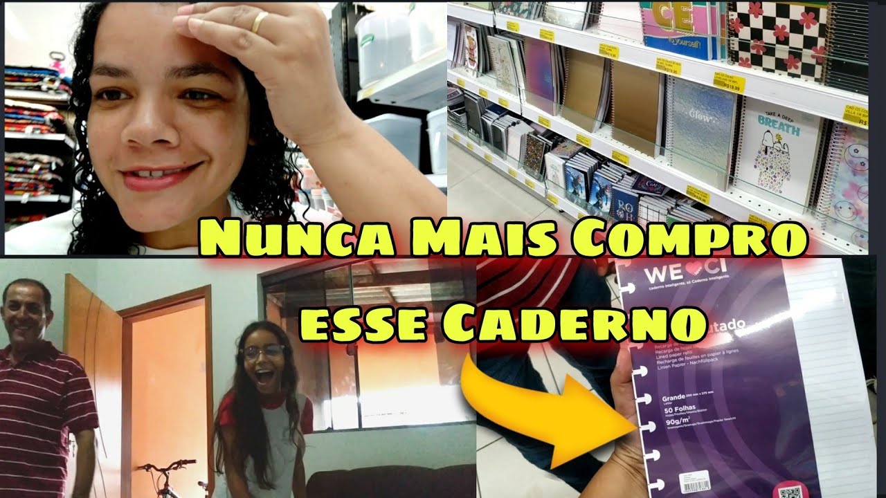 😬FIZ SURPRESA PRA MINHA FILHA|COMPREI PARA O CADERNO INTELIGENTE-MUITO CARO 😱