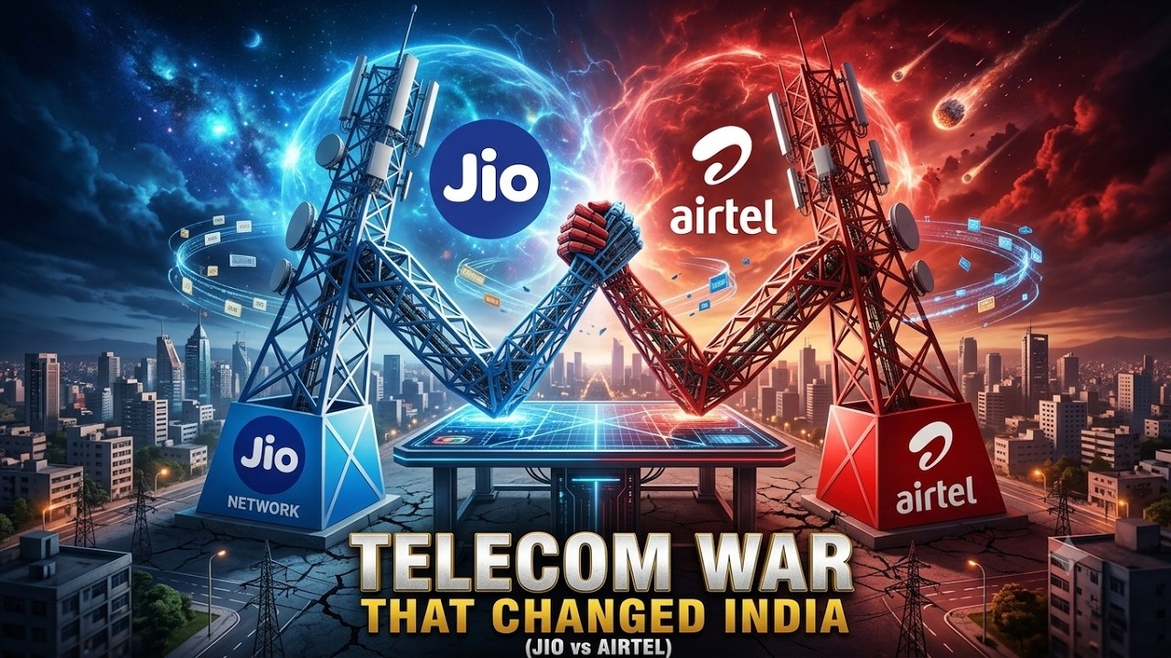 How Jio Forced Airtel to Change Forever | The Telecom War That Changed India