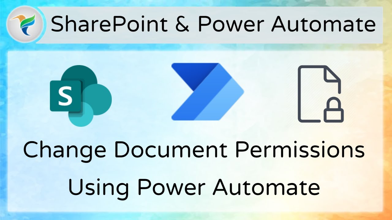 Power Automate Approval Set SharePoint Document Level Permissions