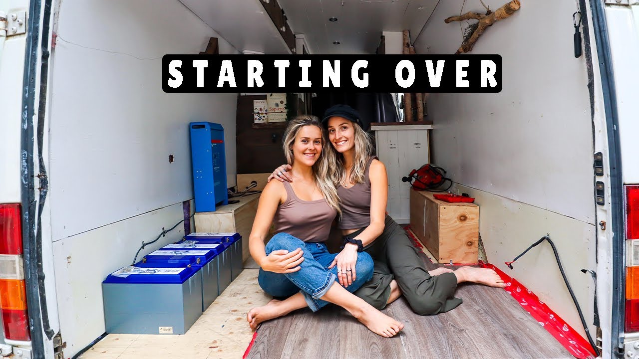 RE BUILDING OFF-GRID TINY HOUSE (female van life build)
