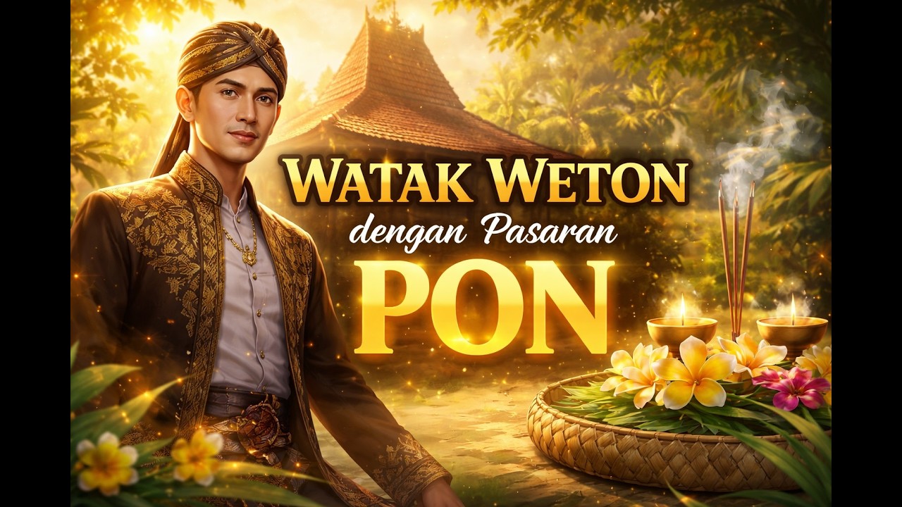 Watak #Weton dengan Pasaran #Pon