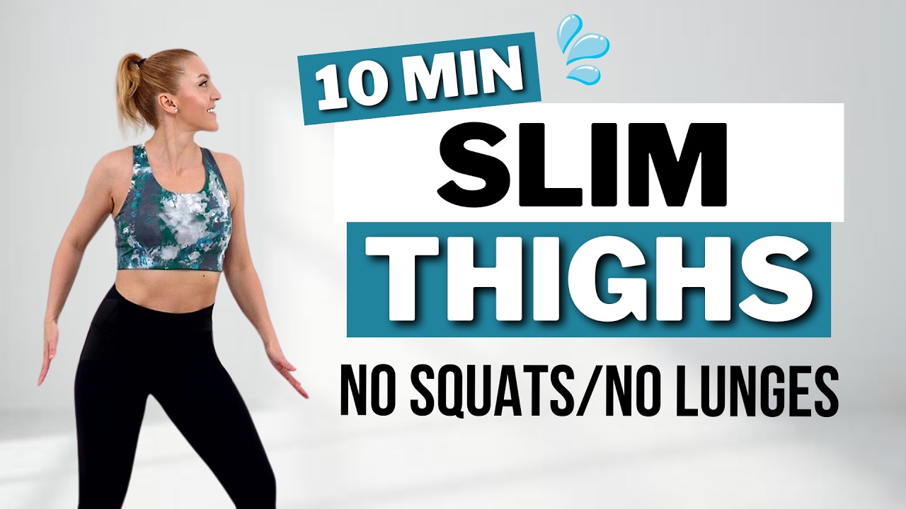 🔥10 Min Cardio Aerobics Workout🔥Burn Thigh Fat🔥No Squats/ No Lunges🔥
