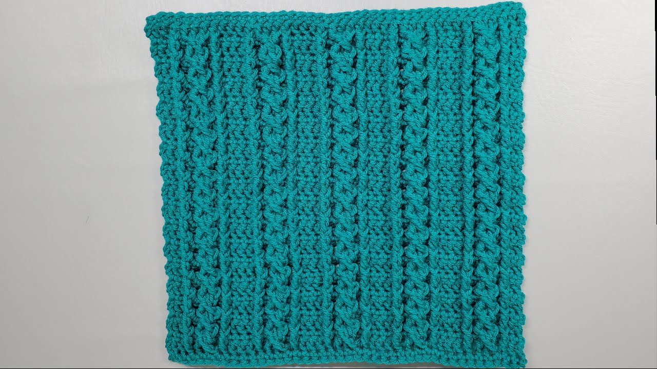 Block 9 of the 2021 Directional Sampler Afghan | Easy Crochet Square | September Block